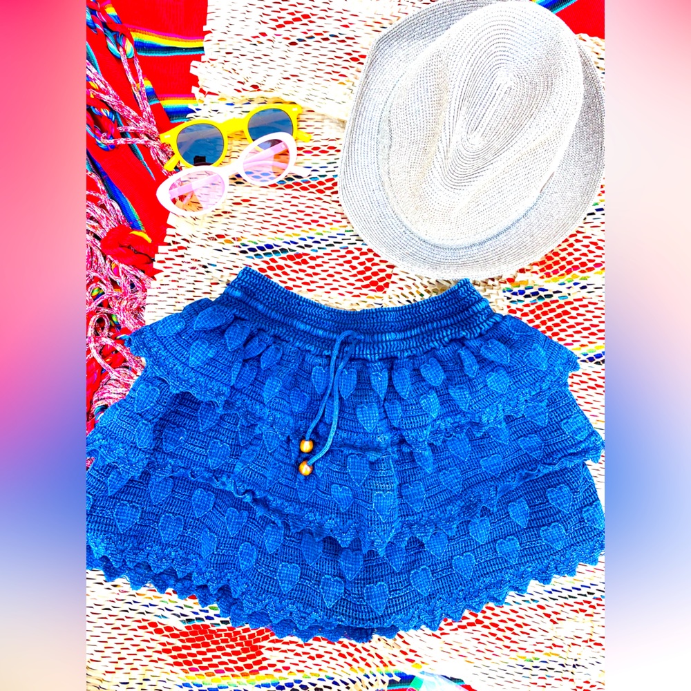 mini skirt, beach cover-up, with a little short underneath.  From Key west.